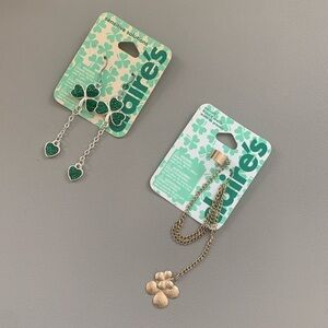 Set of St. Patrick Clover Earrings☘️